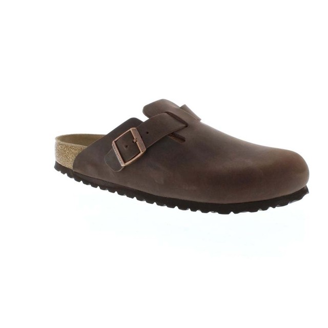 Birkenstock BOSTON Nubuck Clogs Scarpe Habana 860133 Sandali Larghezza Stretta Birkenstock BOSTON Nubuck Clogs Scarpe Habana 860133 Sandali Larghezza Stretta