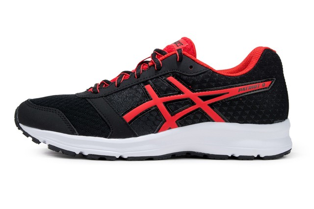 Nero 44 EU Asics Patriot 9 Scarpe Running Uomo Black/Fiery Red/White 6l2 Nero 44 EU Asics Patriot 9 Scarpe Running Uomo Black/Fiery Red/White 6l2