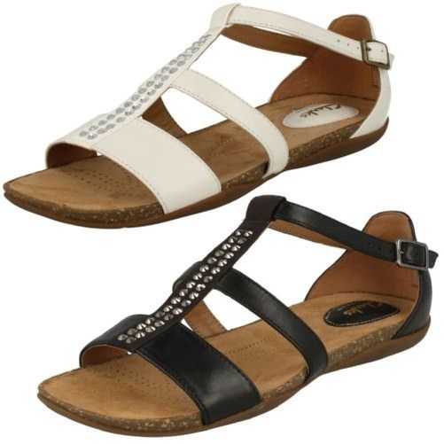 donna CLARKS Diamonte dettagliato FIBBIA CASUAL SANDALI ESTIVI AUTUNNO shocking donna CLARKS Diamonte dettagliato FIBBIA CASUAL SANDALI ESTIVI AUTUNNO shocking