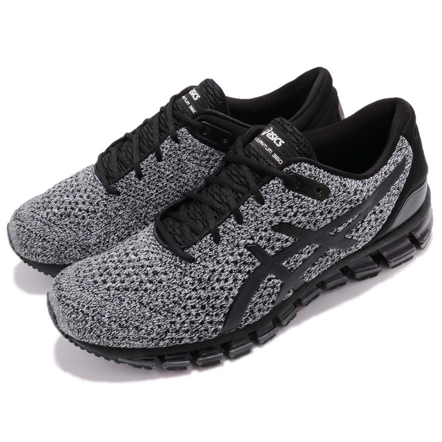 Asics GEL Quantum 360 Knit 2 T840N 9001 Uomini Scarpe Da Corsa Nero/Bianco Asics GEL Quantum 360 Knit 2 T840N 9001 Uomini Scarpe Da Corsa Nero/Bianco