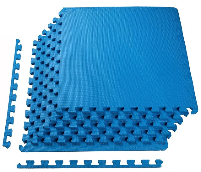 GYM RUBBER FLOORING Tiles Garage Home Fitness Exercise 24 SQFT Workout Floor Mat GYM RUBBER FLOORING Tiles Garage Home Fitness Exercise 24 SQFT Workout Floor Mat
