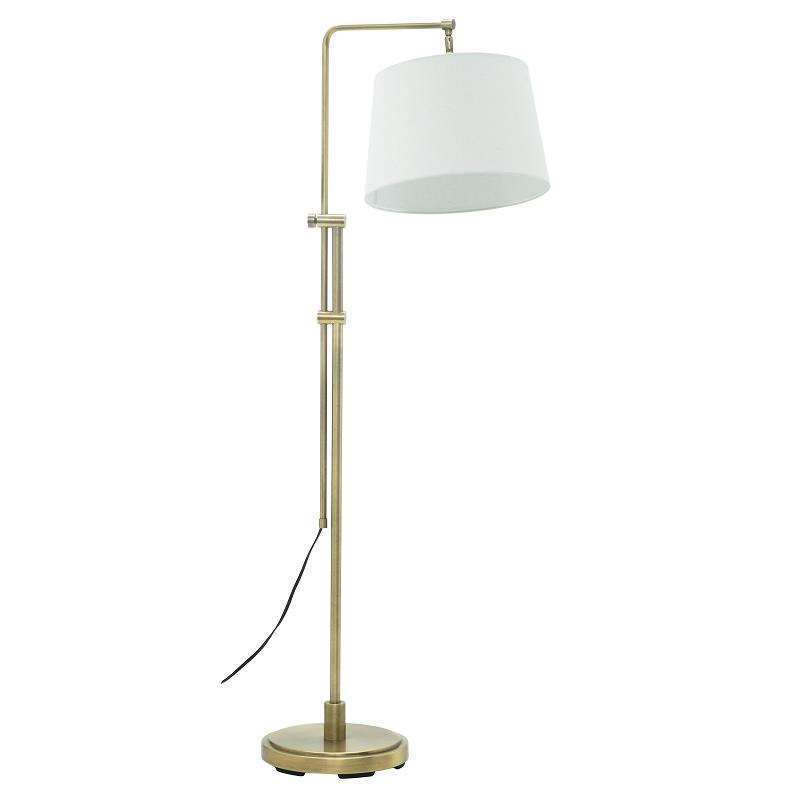 House Of Troy Crown Point 1 Light Floor Lamp In Antique Brass Cr700 Picture 1 Of