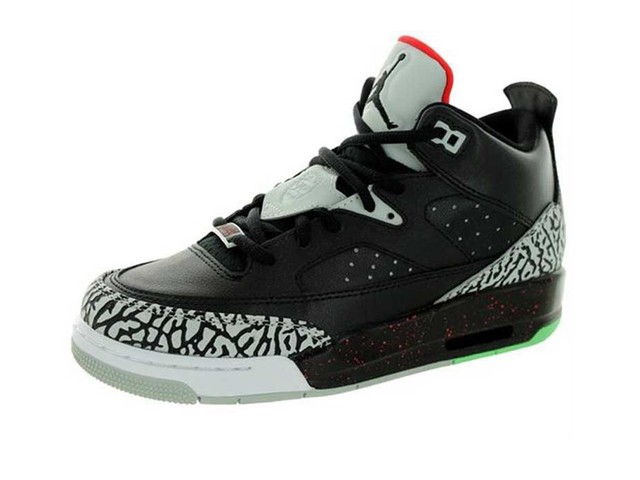 Ragazzi Ragazze Da Donna Nike Air Jordan Son of Low BG Black Grey Scarpe da ginnastica 580604002 Ragazzi Ragazze Da Donna Nike Air Jordan Son of Low BG Black Grey Scarpe da ginnastica 580604002