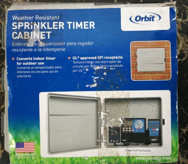 Orbit 57095 Sprinkler System Weather Resistant Outdoor Mounted Orbit 57095 Sprinkler System Weather Resistant Outdoor Mounted Controller Timer