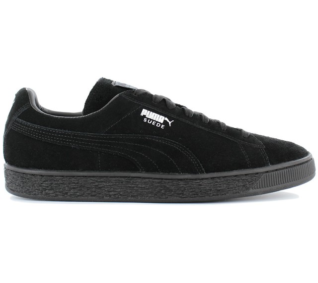 Puma Uomo Nero Classico in Pelle Scamosciata Scarpe Da Ginnastica 352634 77 GRATIS UK P P Puma Uomo Nero Classico in Pelle Scamosciata Scarpe Da Ginnastica 352634 77 GRATIS UK P P
