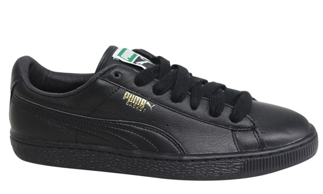 Puma CESTINO classico LFS con lacci nero pelle Scarpe sportive uomo 354367 19 Puma CESTINO classico LFS con lacci nero pelle Scarpe sportive uomo 354367 19