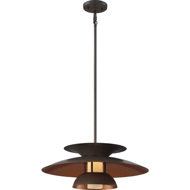 Nuvo Lighting 62 599 Atom Led Pendant With Cream Glass