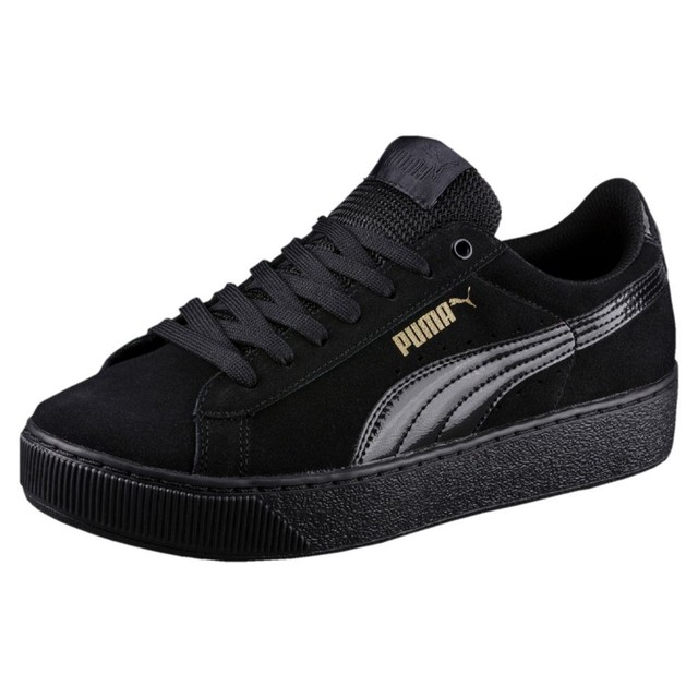 Puma Vikky piattaforma donna scarpe sneaker pattini plateau 15109157 Nero NUOVO Puma Vikky piattaforma donna scarpe sneaker pattini plateau 15109157 Nero NUOVO