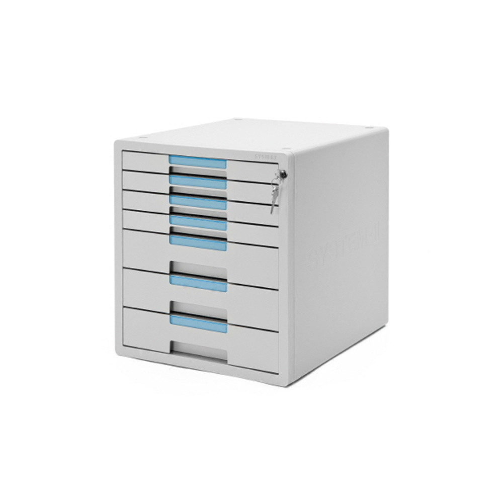 System 2 Key File Cabinet 7 Drawers Sysmax Office Life Lock Function Picture 1 Of 3