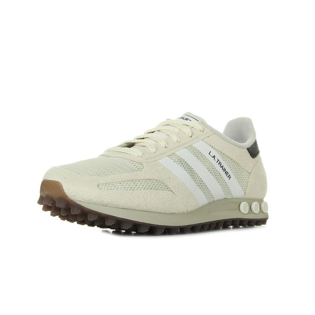 Chaussures Baskets adidas homme LA Trainer OG Off White taille Beige Sude Chaussures Baskets adidas homme LA Trainer OG Off White taille Beige Sude