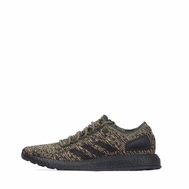 ADIDAS PURO spinta Uomo Scarpe da corsa notte Cargo / Bianco ADIDAS PURO spinta Uomo Scarpe da corsa notte Cargo / Bianco