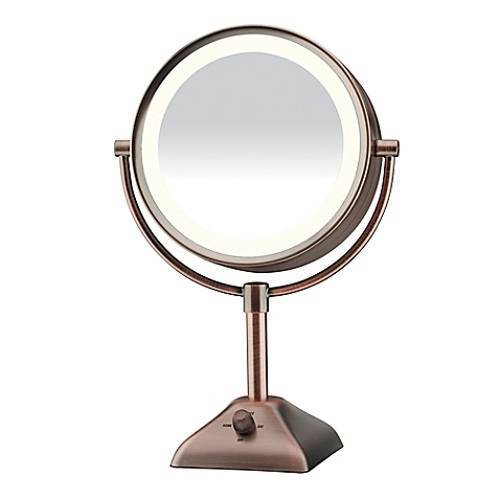 Conair Be104brd Lighted 10x 1x Magnification Oil Rubbed Bronze Lighted Magnifying Vanity Make Up Mirror Oil Rubbed Bronze Fog Free 8 5