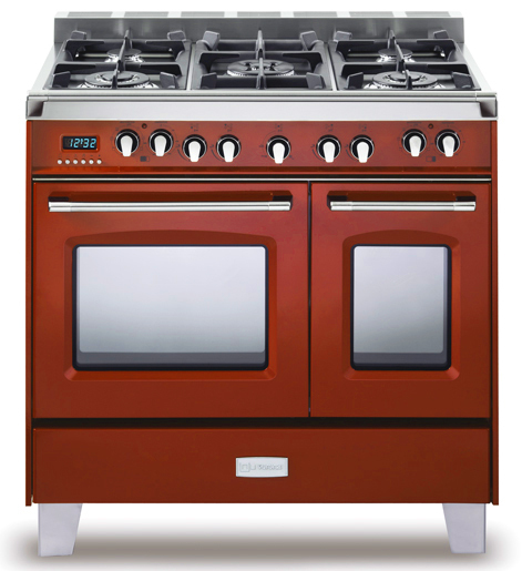 Verona Clic Vclfsge365dr 36 Pro Style Dual Fuel Gas Range Oven Verona Clic Vclfsge365dr 36 Pro Style Dual Fuel Gas Range Oven Gloss Red