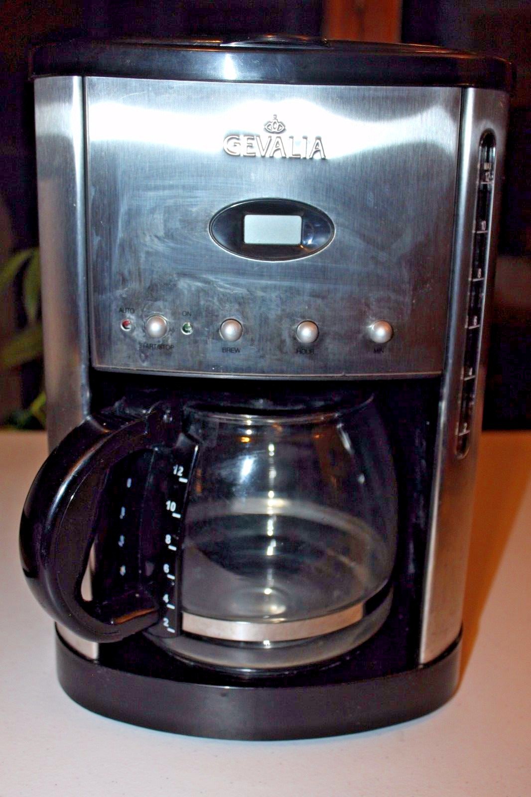 Gevalia Programmable Stainless Steel Electric 12 Cup Coffee Maker Pre Owned Lowest Price