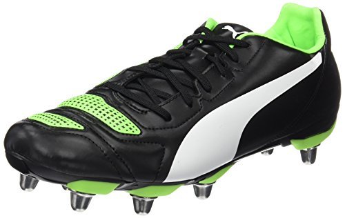Nero 41 EU Puma Evopower 4.2 H8 Scarpe da Rugby Uomo Black White Green 2qb Nero 41 EU Puma Evopower 4.2 H8 Scarpe da Rugby Uomo Black White Green 2qb