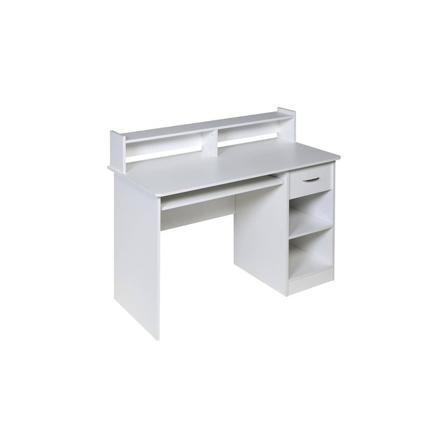 Onee 50 Ld0101 Essential Computer Desk Hutch With Pull Out Onee 50 Ld0101 Essential Computer Desk Hutch With Pull Out Keyboard White Ebay