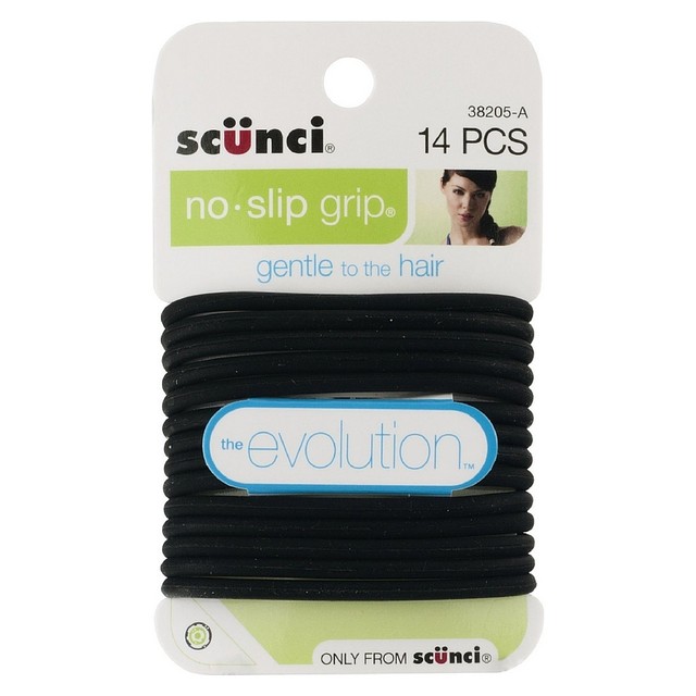 Scunci The Evolution No Slip Grip Gel Hair Ties Black 14 Ct Ebay Scunci No Slip Grip The Evolution Hair Ties Black 14 Ea