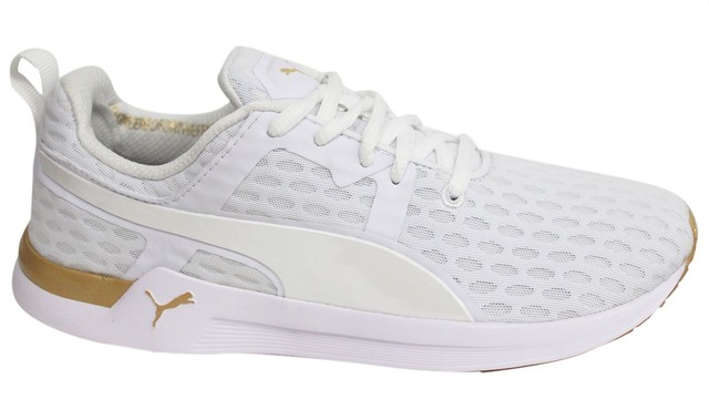 Puma Mostro Unisex Bianco Bianco Tessile Formatori 4 UK Puma Mostro Unisex Bianco Bianco Tessile Formatori 4 UK