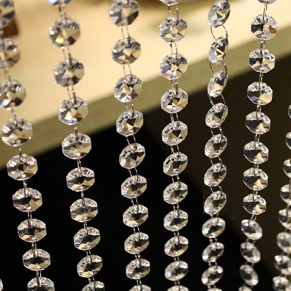 Crystal Clear Acrylic Bead Garland Chandelier Hanging Wedding Party Crystal Clear Acrylic Bead Garland Chandelier Hanging Wedding Party Supplies Us