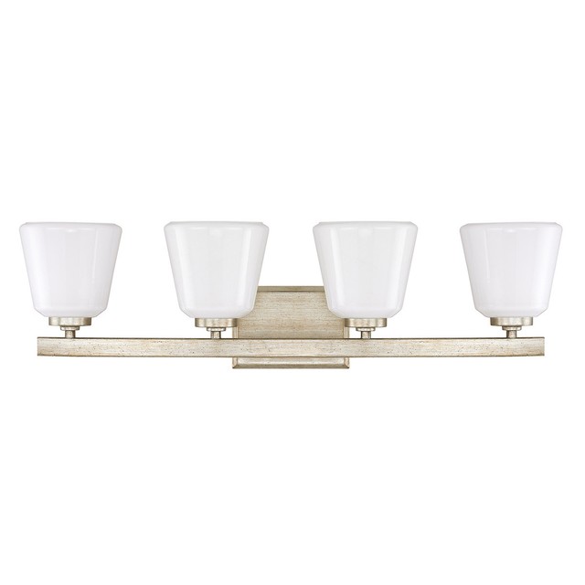 Capital Lighting Berkeley 4 Light Vanity In Winter Gold With Cased Capital Lighting Fixtures 8534wg 300 Berkeley Bathroom Vanity Lights Winter Gold