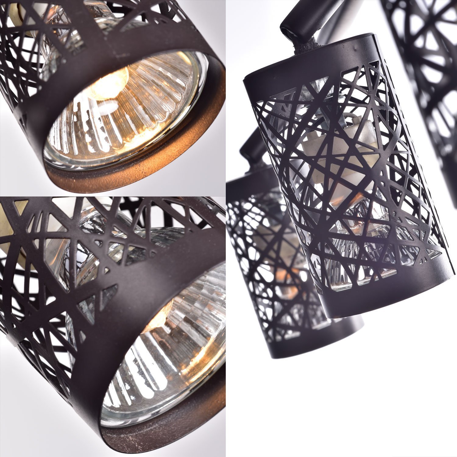 Claxy Ecopower Vintage Oil Rubbed Bronze Metal Track Lighting 2
