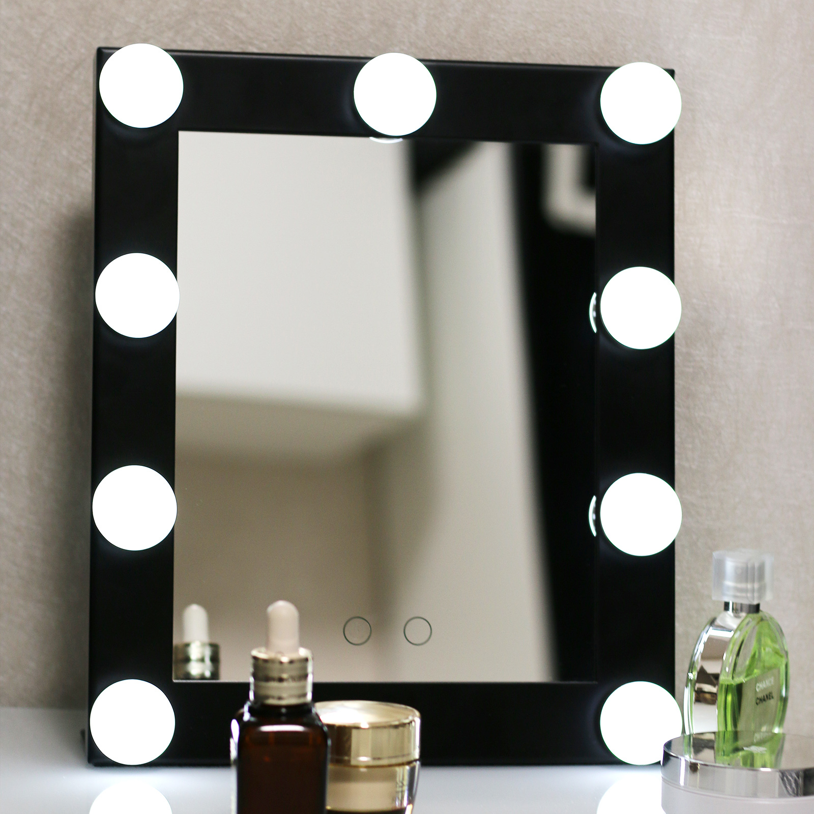Vanity Lighted Hollywood Makeup Girls With Lights Dimmer Stage Vanity Lighted Hollywood Makeup Girls With Lights Dimmer Stage Beauty Mirror Cd Silver 2529
