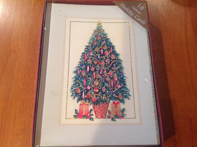 christmas cards by cr gibson 18 deluxe cardsenvelope ornanment holiday tree - Deluxe Christmas Cards christmas cards by cr gibson 18 deluxe cardsenvelope ornanment holiday tree - Deluxe Christmas Cards