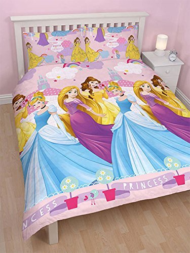 Kids Reversible Disney Princess Enchanting Double Rotary Duvet Kids Reversible Disney Princess Enchanting Double Rotary Duvet Quilt Cover Set Ebay