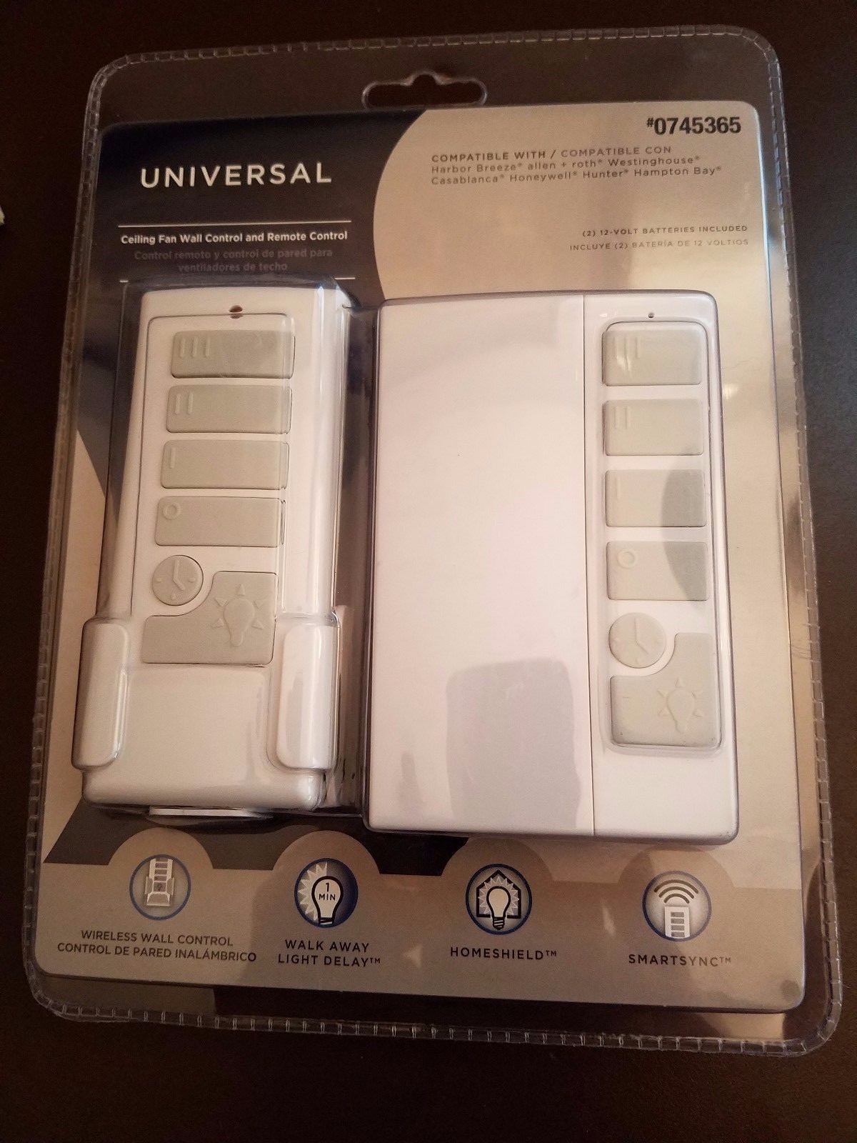 Harbor Breeze Universal Ceiling Fan Remote Control 0745365 Picture 1 Of 2