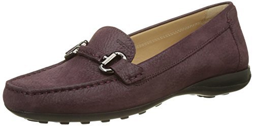 Geox Euro D Mocassini Donna Viola Prune 38 EU p8F Geox Euro D Mocassini Donna Viola Prune 38 EU p8F