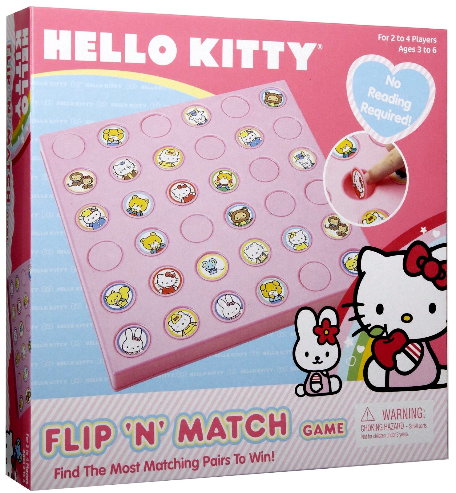 Uncategorized Hello Kitty Matching Game hello kitty flip n match game no reading required discontinued picture 1 of 1