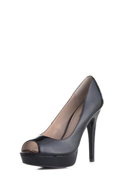 Pour La Victoire Angelie Pump schwarz PEEP Toe Platform Patent Leder Pour La Angelie Victoire Angelie La Pump schwarz PEEP Toe Platform Patent Leder 4a545d