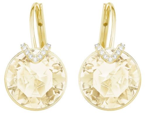 Swarovski Bella V Large Crystal Brown Gold Pierced Earrings 5353214 Swarovski Bella V Large Crystal Brown Gold Pierced Earrings 5353214 Ebay