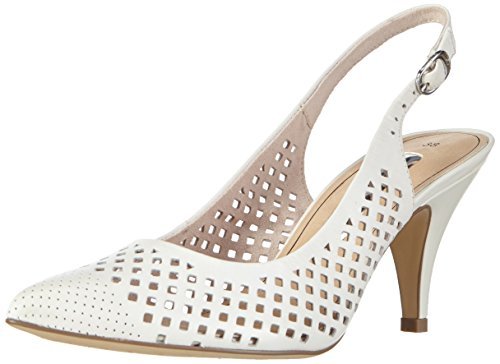 TG. 38 EU Bianco White 100 Tamaris 29603 Scarpe Col Tacco con Cinturino a T TG. 38 EU Bianco White 100 Tamaris 29603 Scarpe Col Tacco con Cinturino a T