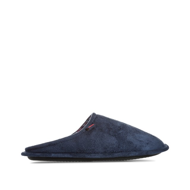 Mens Ben Sherman Ritz Mule Slippers In Navy- Slip On- Cushioned Insole- Tonal Mens Ben Sherman Ritz Mule Slippers In Navy- Slip On- Cushioned Insole- Tonal