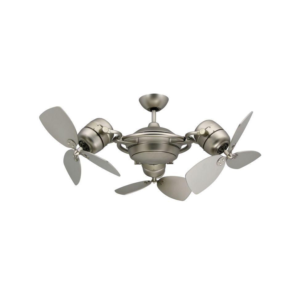 Ceiling Fans Troposair Fan Tristar 47 In Satin Steel Picture 1 Of 2