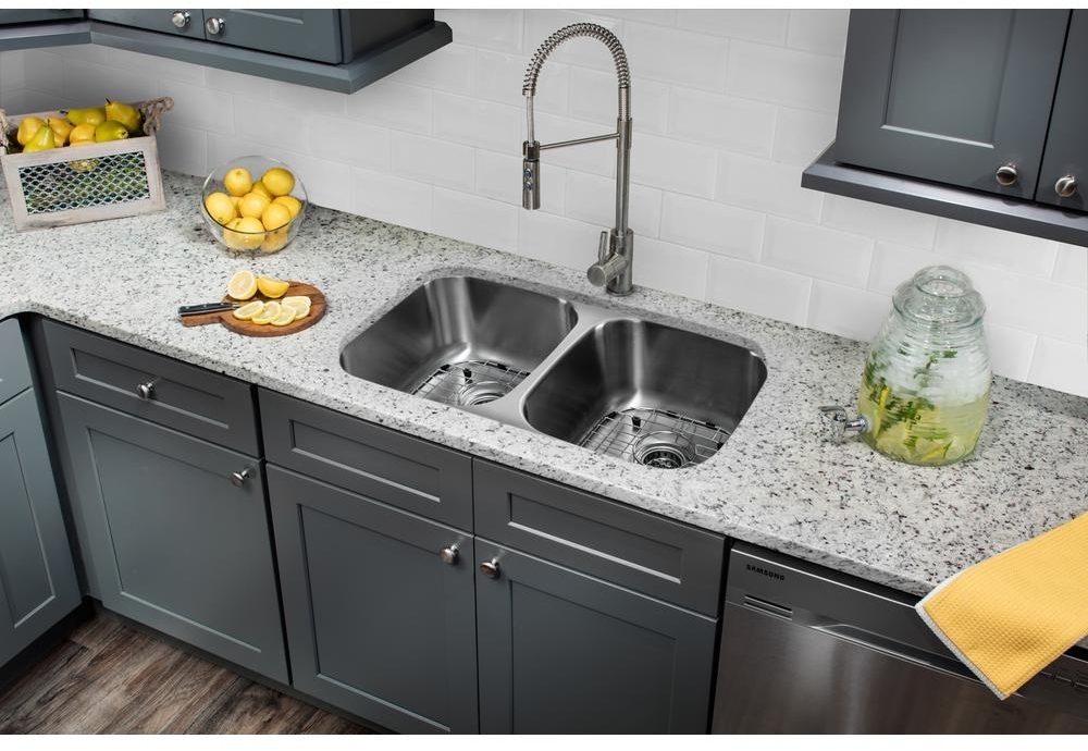 Schon Kitchen Sink Design Ideas Schon Sc505018 Undermount Stainless Steel Double Bowl Kitchen Sink