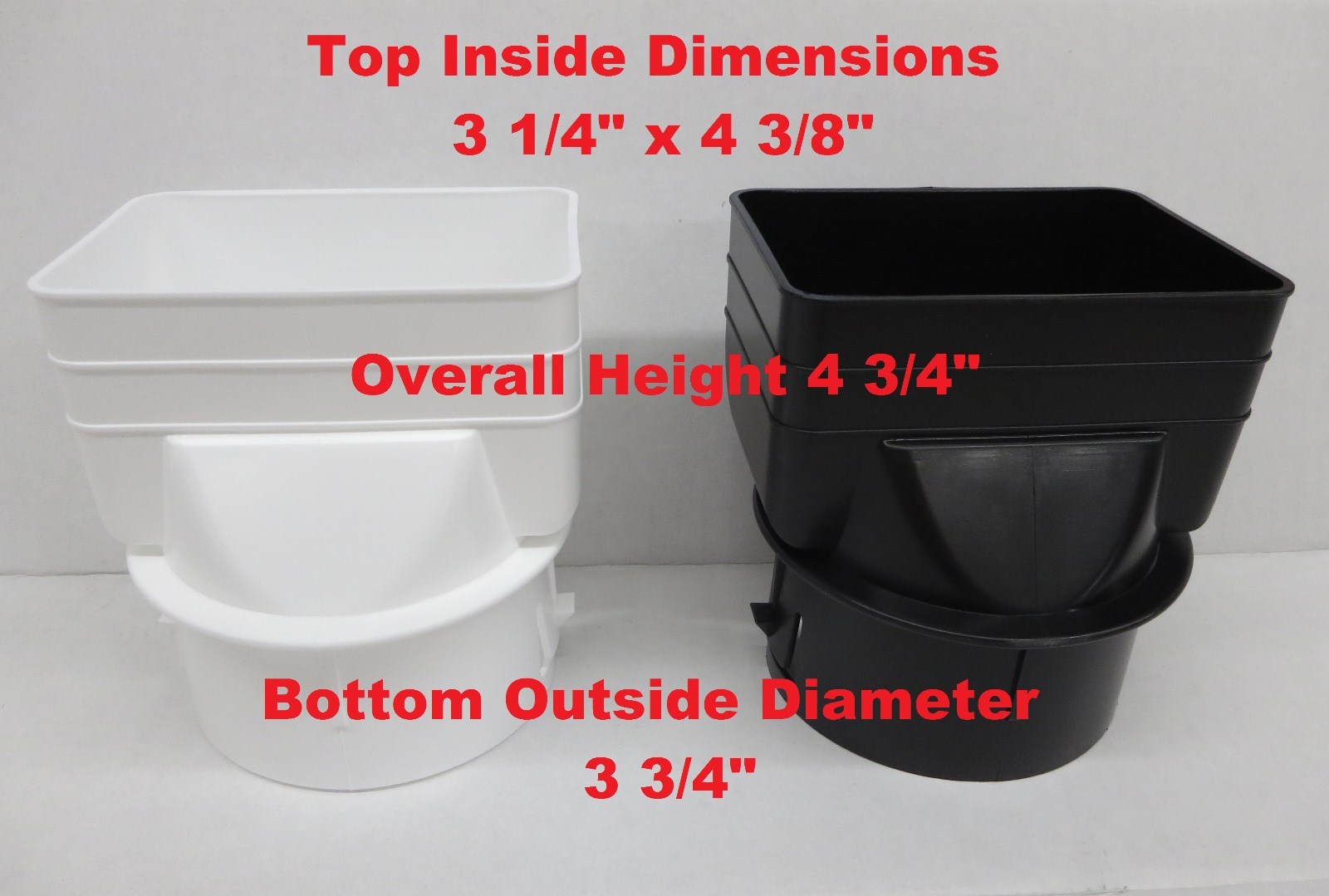 Plastic Universal Downspout To Drain Tile Adapter 12 Ct Black 3x4 Res Content Global Inflow Inflowcomponent Cancel