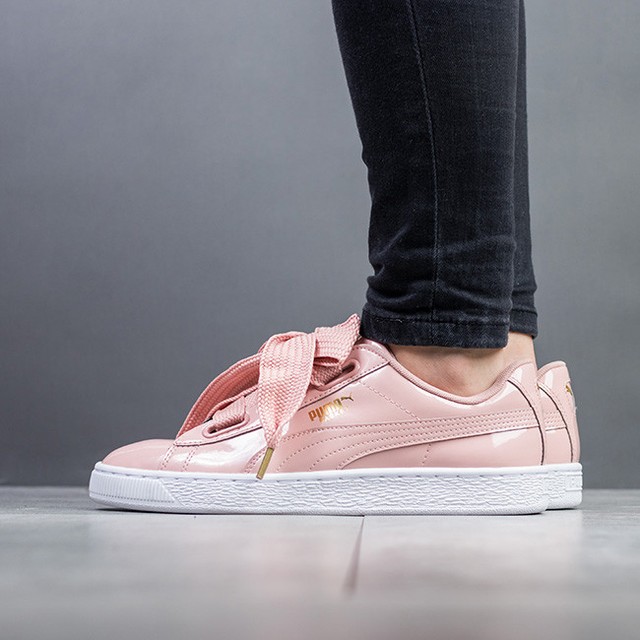 puma basket heart patent sneaker puma basket heart patent sneaker
