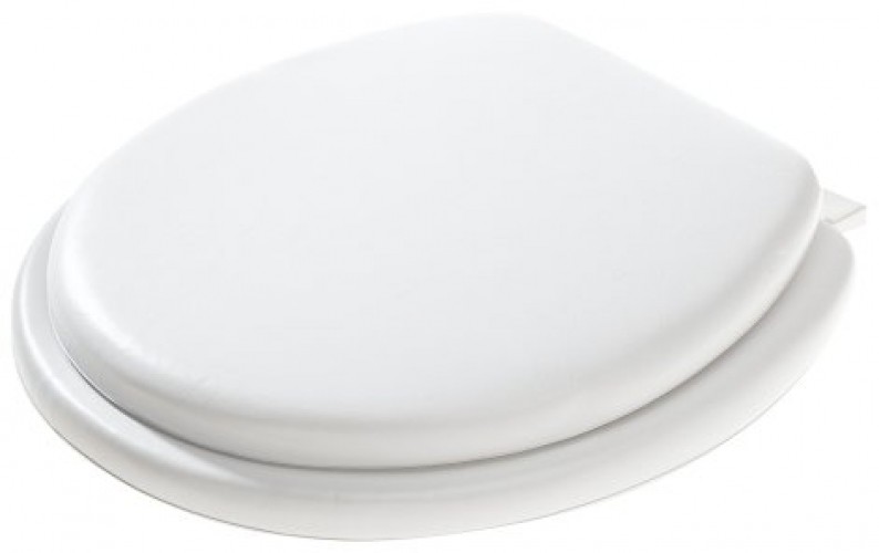 Soft Padded Toilet Seat Paper White Lillies Standard Round by Ginsey ... Soft Padded Toilet Seat Paper White Lillies Standard Round by Ginsey ...