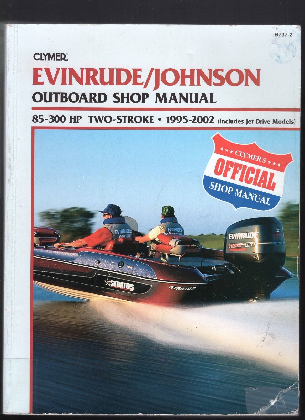 Evinrude/Johnson Outboard, 85-300 Hp Two-Stroke, 1995-2002 by Clymer Publications Staff and Penton Staff (2000, Paperback) | eBay