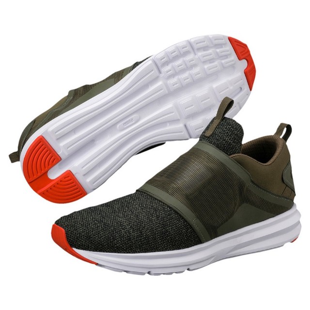 PUMA Enzo Strap Knit Scarpe da corsa vintage Scarpe 190029 Olive Night PREZZO SPECIALE PUMA Enzo Strap Knit Scarpe da corsa vintage Scarpe 190029 Olive Night PREZZO SPECIALE