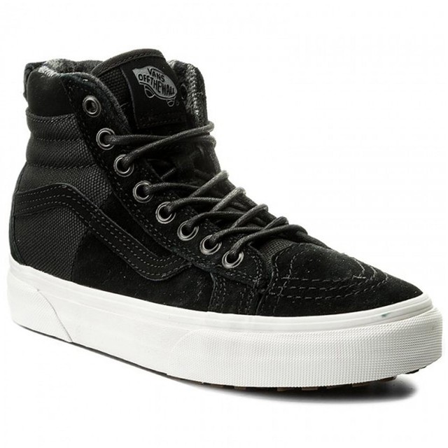 Vans SK8Hi Mountain Terrain Nero flanella da uomo in pelle scamosciata Mesh HighTop Scarpe Da Ginnastica Vans SK8Hi Mountain Terrain Nero flanella da uomo in pelle scamosciata Mesh HighTop Scarpe Da Ginnastica