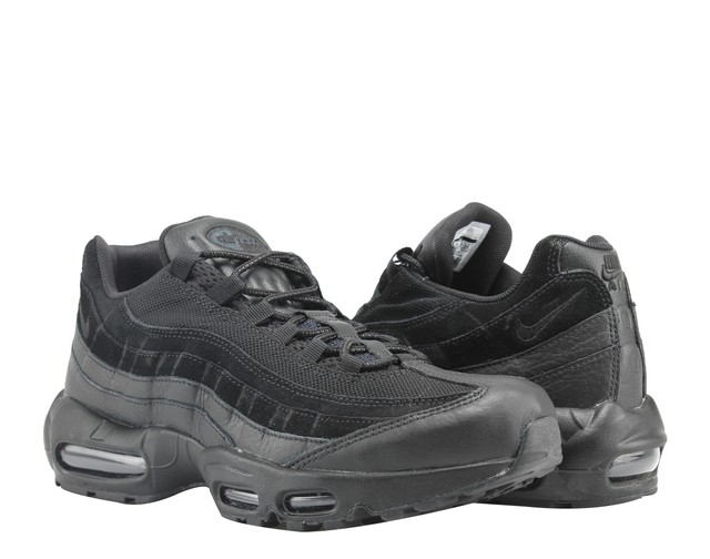 Nike Men's AIR MAX 95 PREMIUM Shoes Black 538416-012 c Nike Men's AIR MAX 95 PREMIUM Shoes Black 538416-012 c