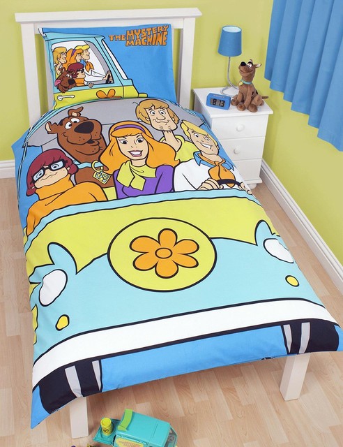 Scooby Doo Mystery Machine Kids Single Duvet Quilt Cover Cotton Scooby Doo Mystery Machine Kids Single Duvet Quilt Cover Cotton Mix Bedding Set