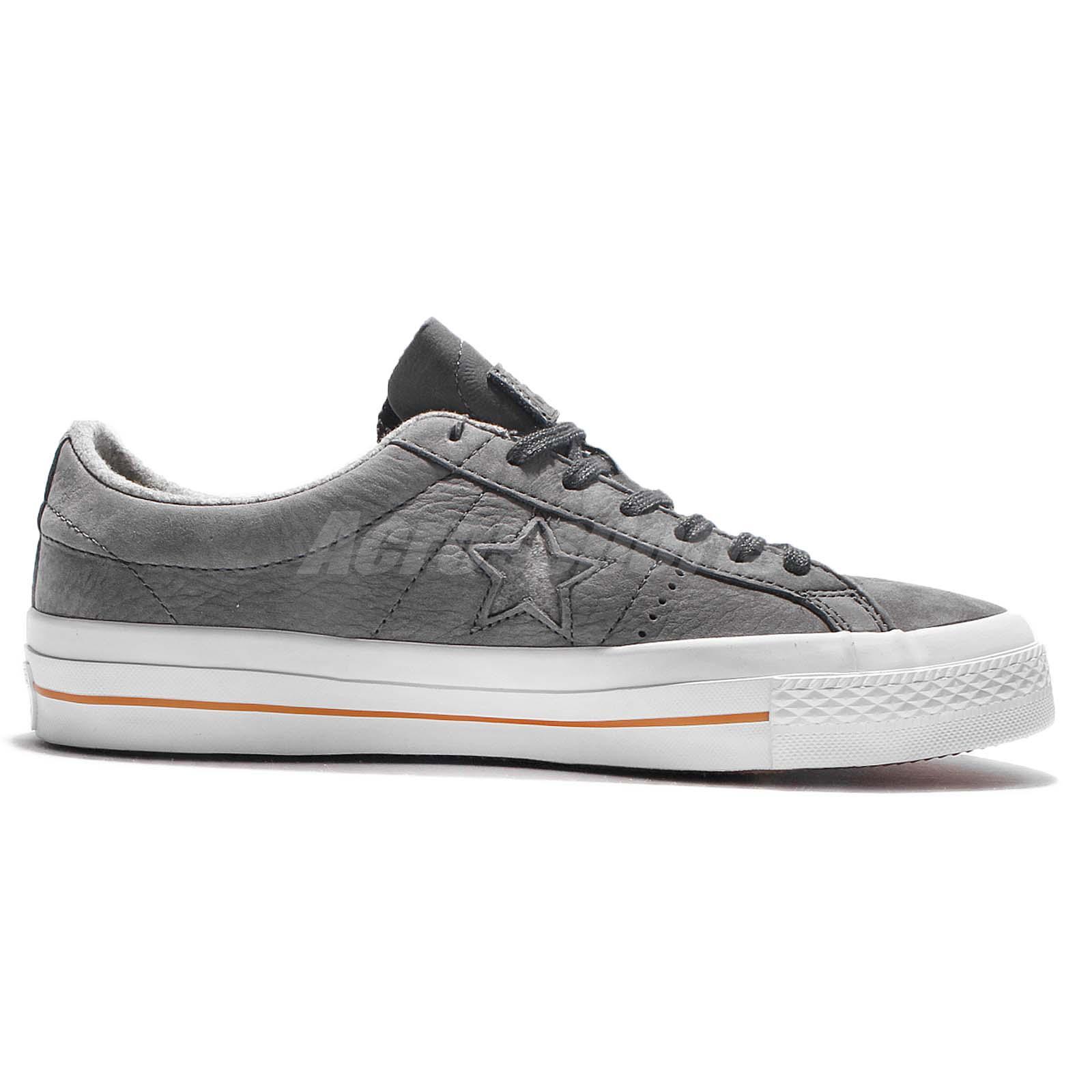 Converse Cons One Star Nubuck Low Top Grey White Men Casual Shoes ... 4