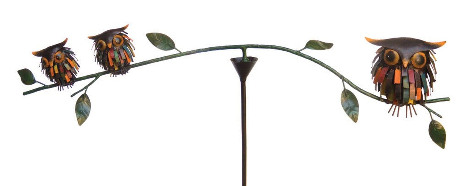 Gift Essentials Spiky Owl Balancer Garden Stake Picture 1 Of