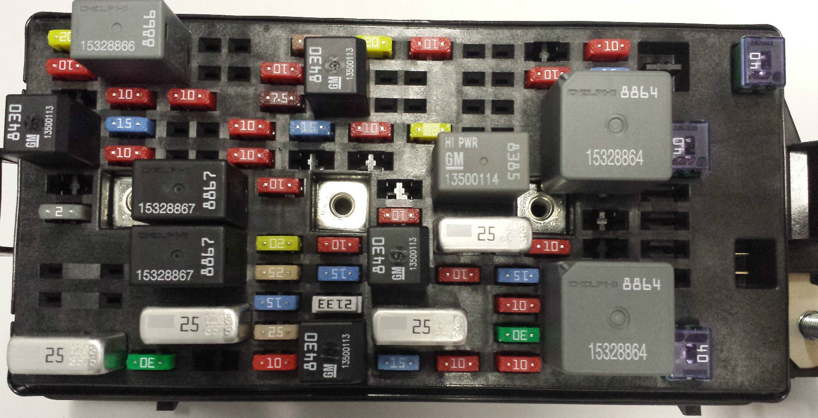 OEM GM Fuse Block Fits Buick Lucerne Cadillac DTS Silverado Sierra ... OEM GM Fuse Block Fits Buick Lucerne Cadillac DTS Silverado Sierra ...
