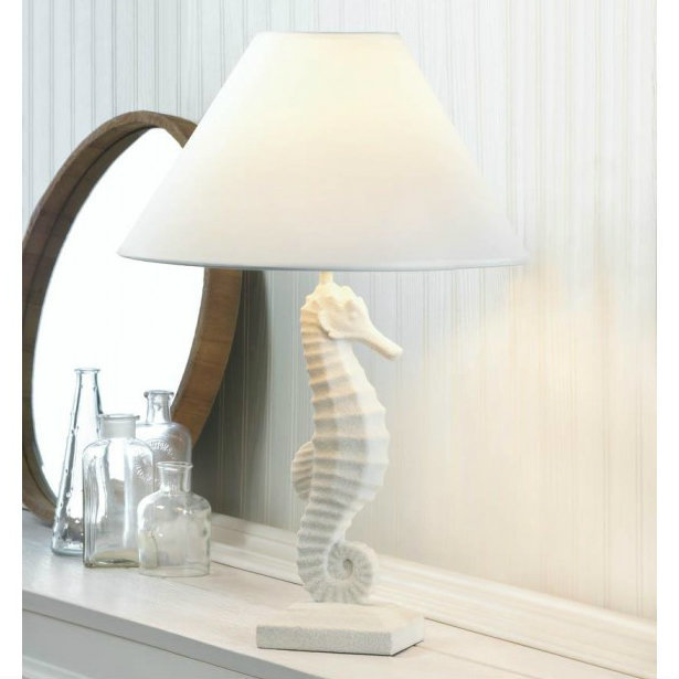2 Set White Seahorse Table Lamp Decor 10017905 | eBay 2 Set White Seahorse Table Lamp Decor 10017905 | eBay