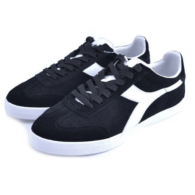 Scarpe sneakers Diadora B.ORIGINAL VLZ uomo camoscio nero bianco Saucony Asics Scarpe sneakers Diadora B.ORIGINAL VLZ uomo camoscio nero bianco Saucony Asics